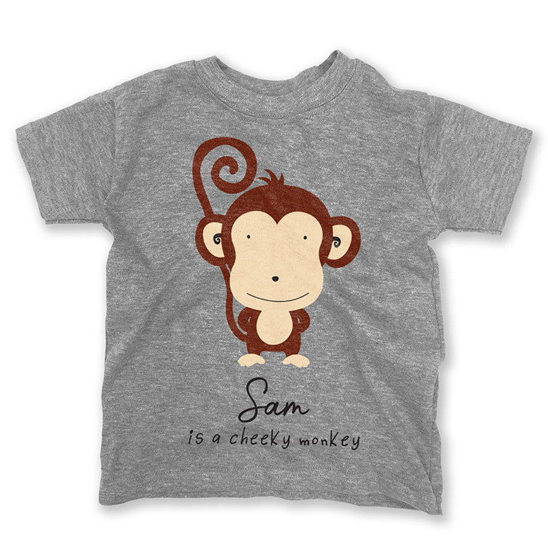 Personalised Cheeky Monkey T-shirt