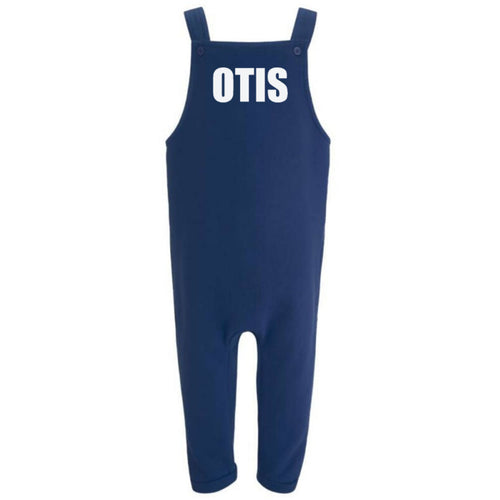 Personalised Navy Dungarees