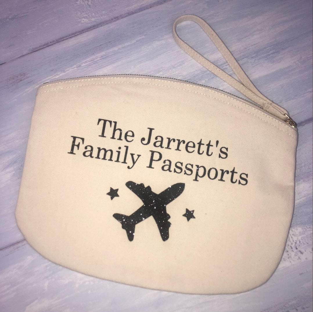 Personalised Passport Pouch