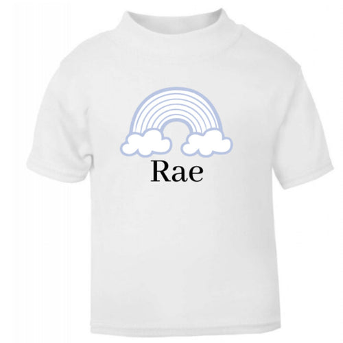 Pastel Blue Rainbow T-shirt