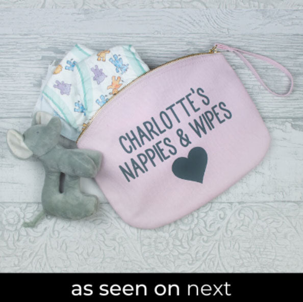 Pink Baby Accessory Pouch