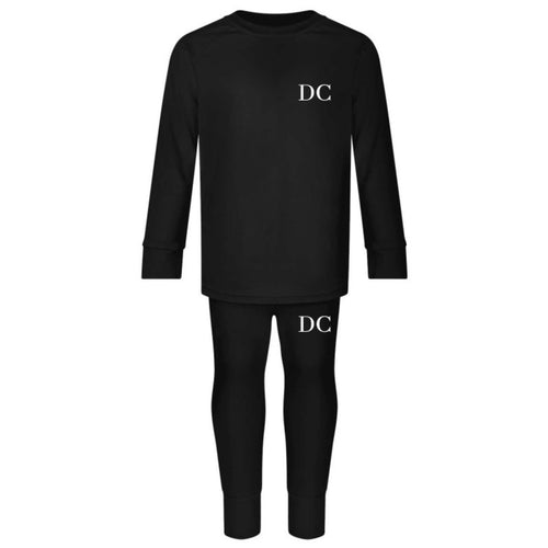 Personalised Printed Black Lounge Set