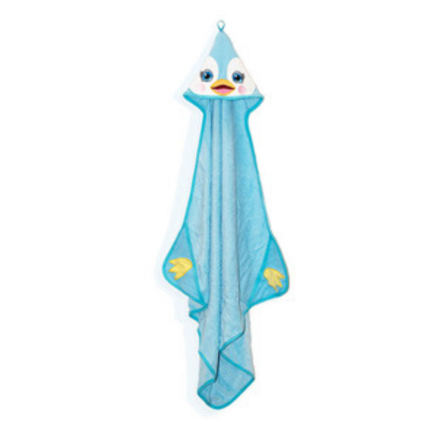 Puddles The Penguin Embroidered Towel