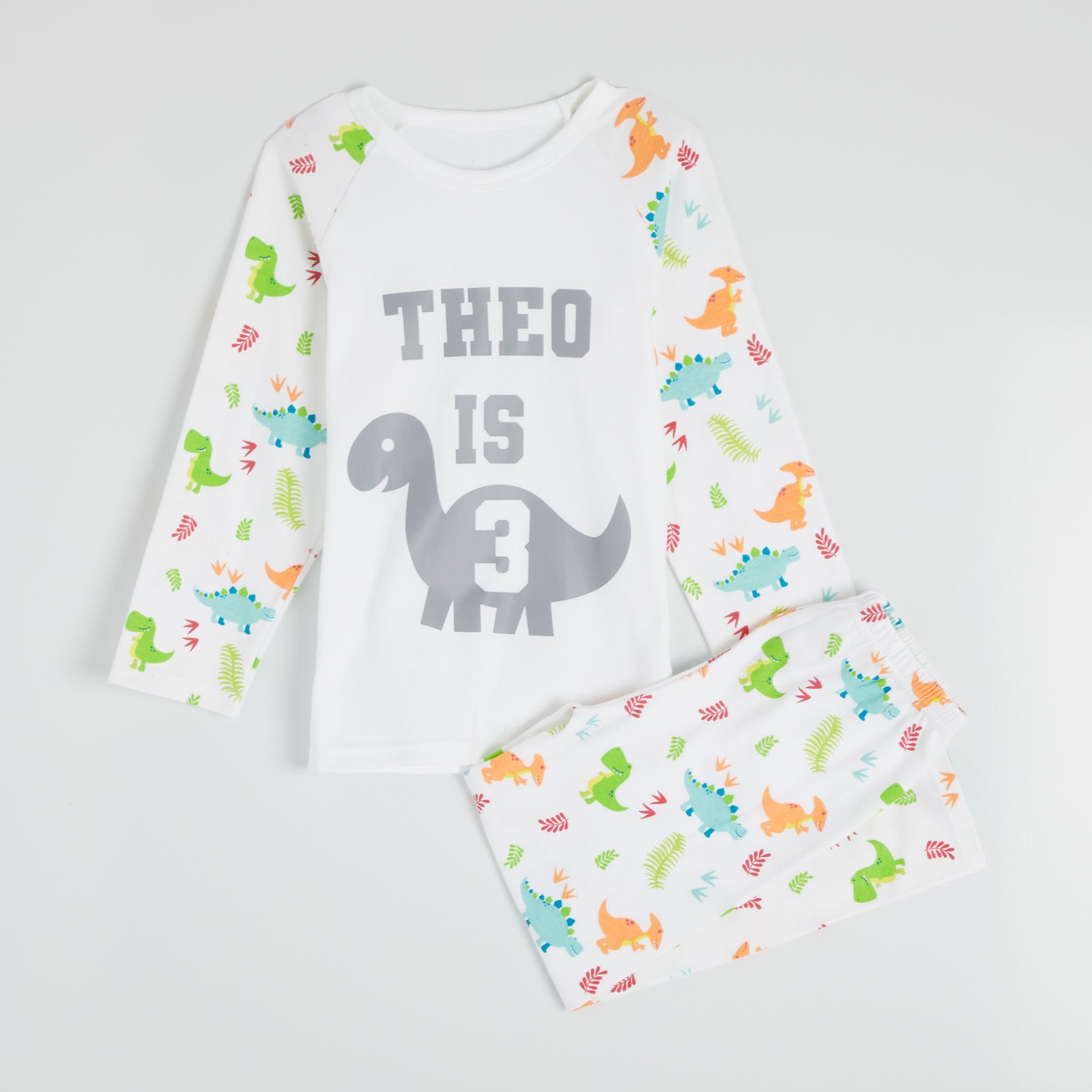 Personalised Dino Pyjamas