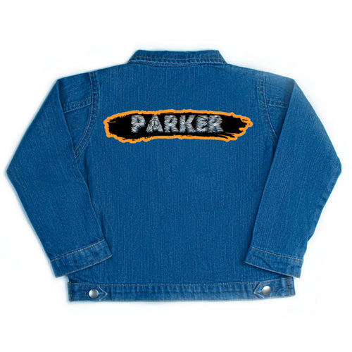 Personalised Safari Denim Jacket