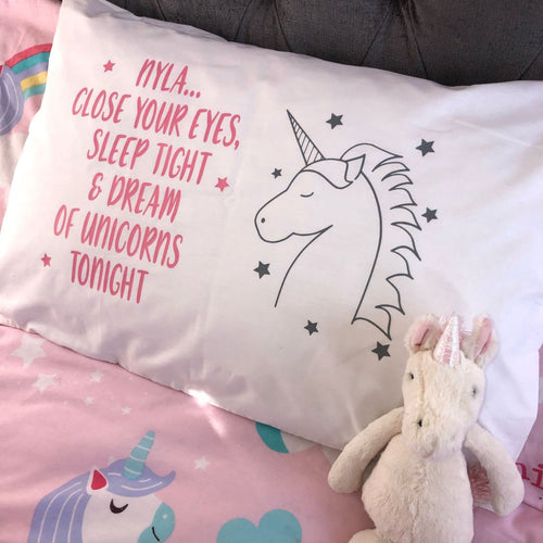 Personalised Sleep Tight Unicorn