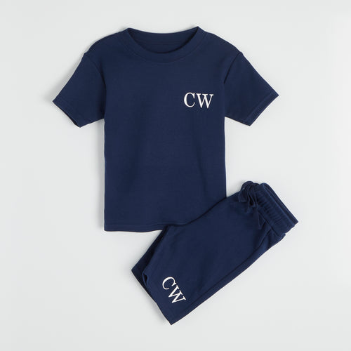 Personalised Navy Summer Set