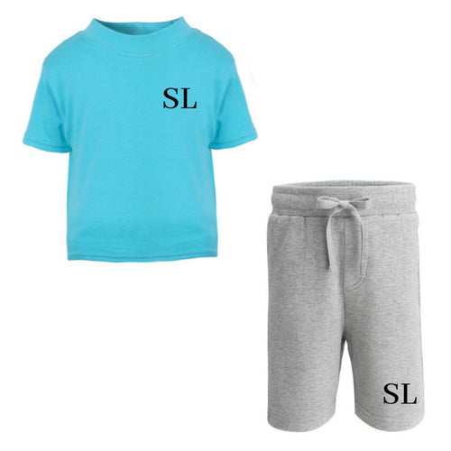 Turquoise & Grey Summer Set