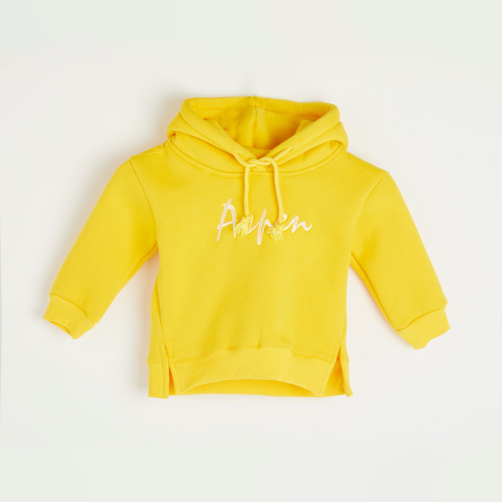 Embroidered Yellow Bunny Ear Hoodie